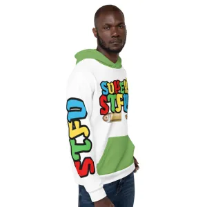 Super STFU Unisex Hoodie - White/Green
