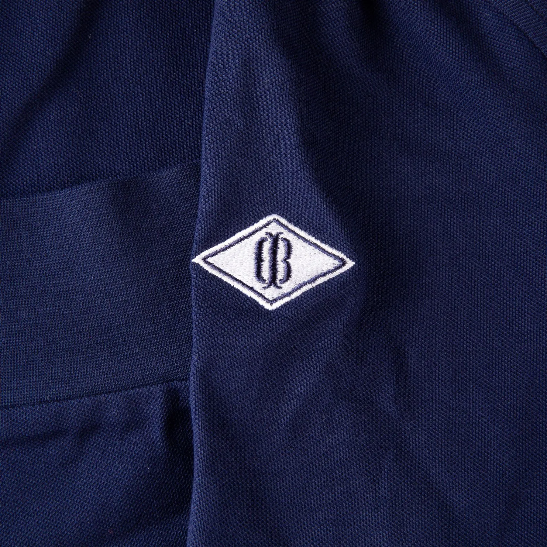 The Burton LS Knit Polo Navy - SS24