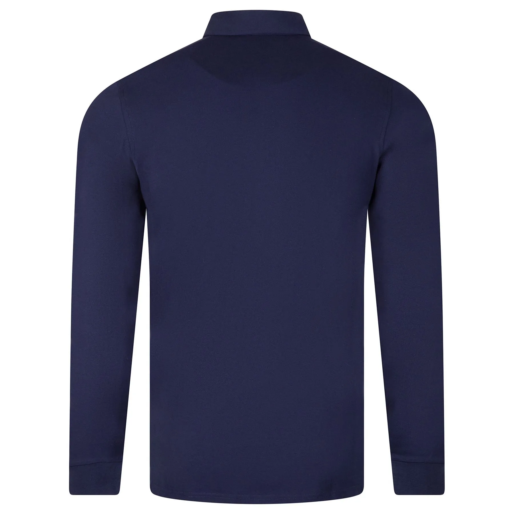 The Burton LS Knit Polo Navy - SS24