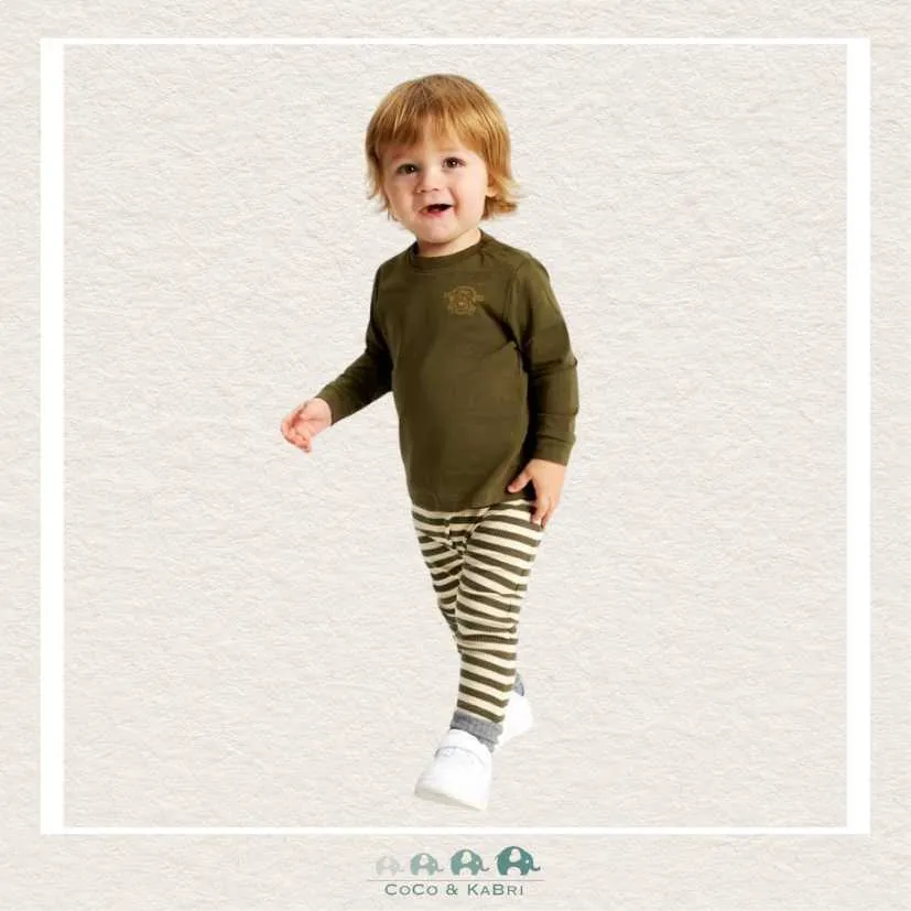 The New Siblings: Baby Girl Ivy Green Leggings