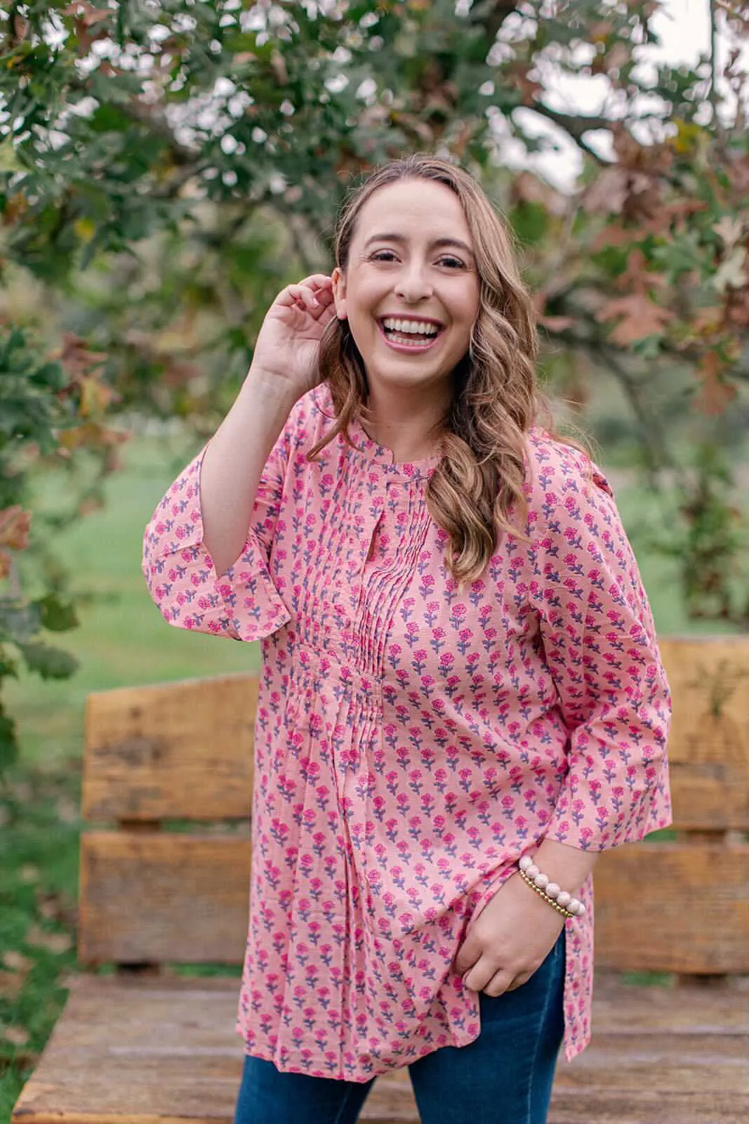 The Preppy Publicist Tunic Top