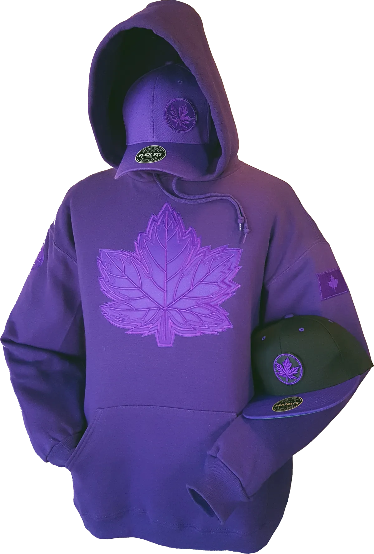 Tonal Canada Hoodie Mighty Maple Purple
