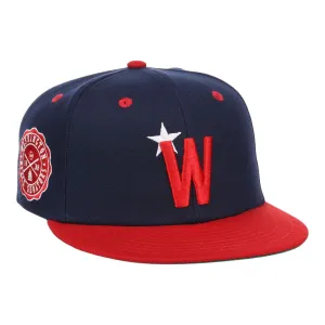Washington Black Senators NLB Flip Fitted Ballcap