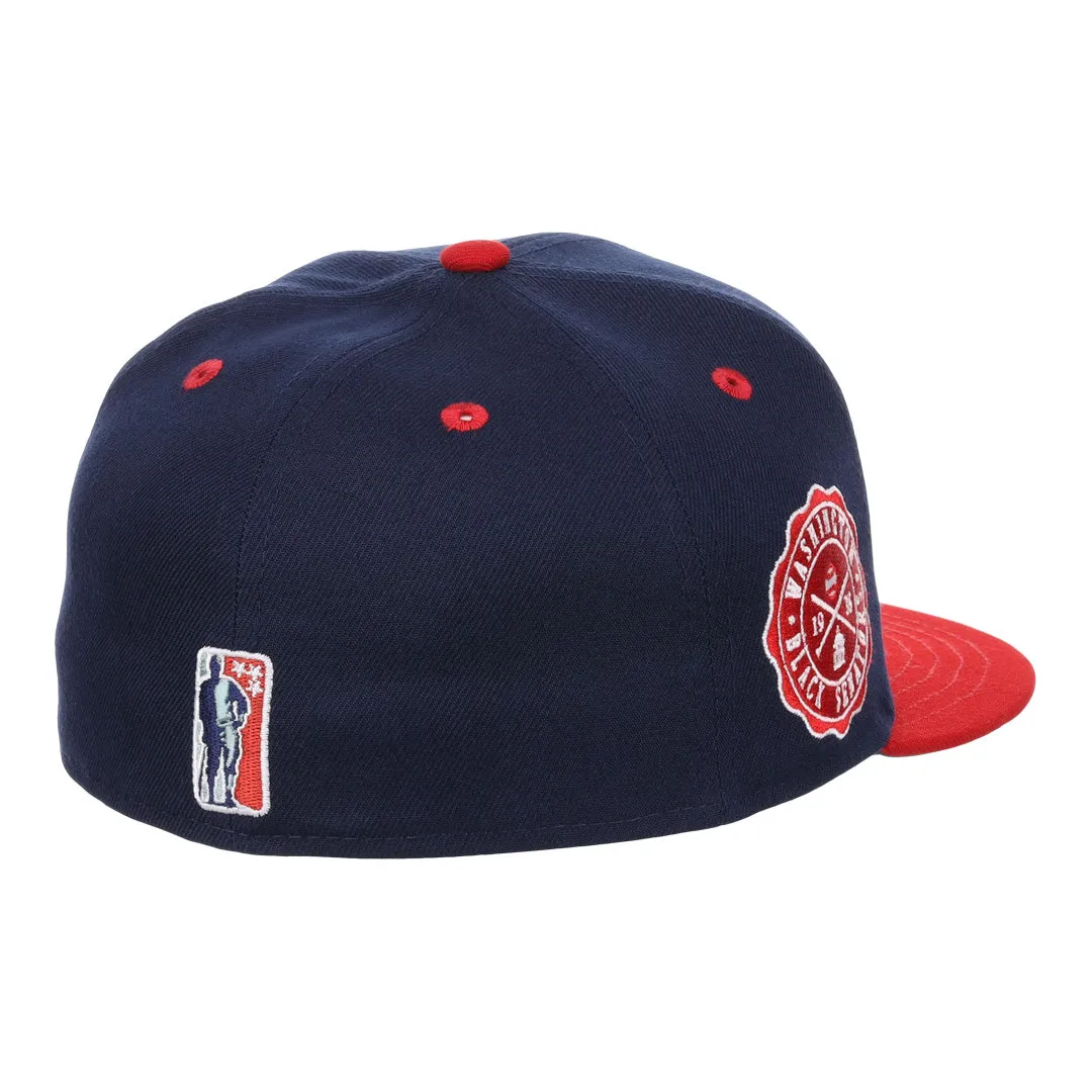 Washington Black Senators NLB Flip Fitted Ballcap
