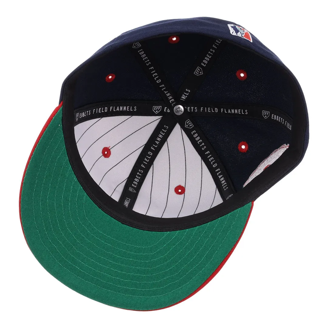 Washington Black Senators NLB Flip Fitted Ballcap