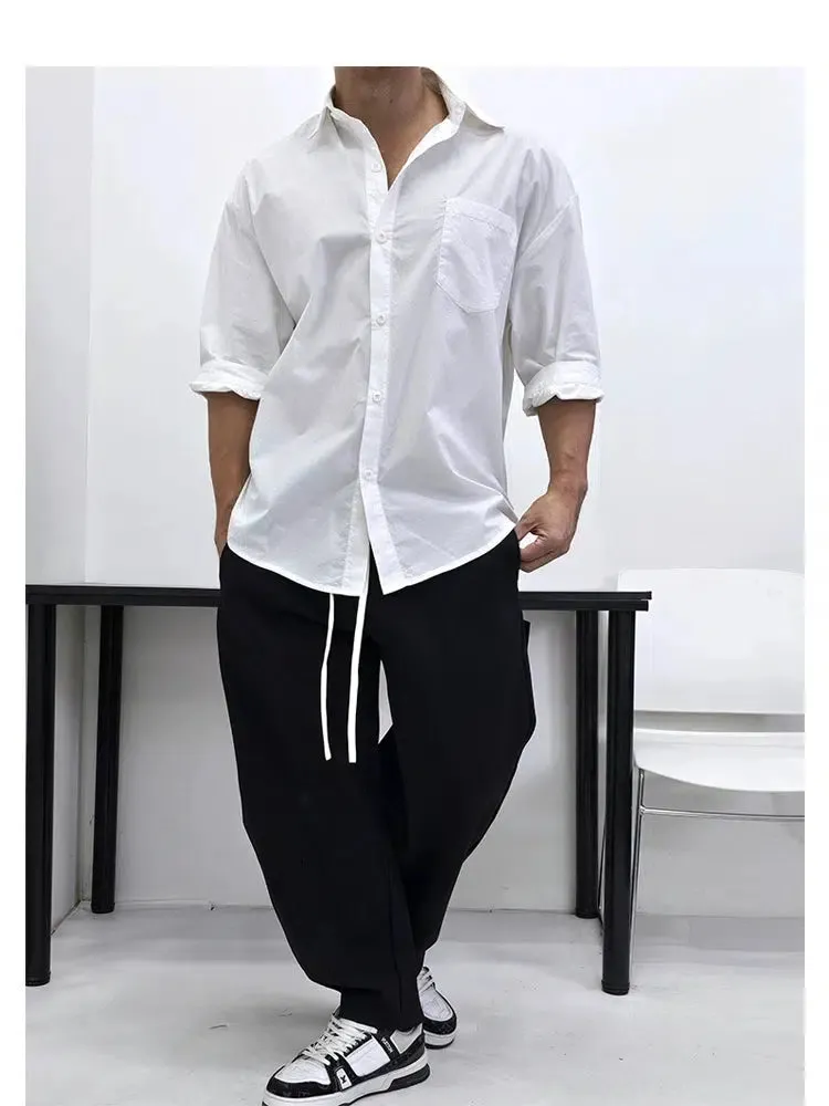White Button-Down Shirt