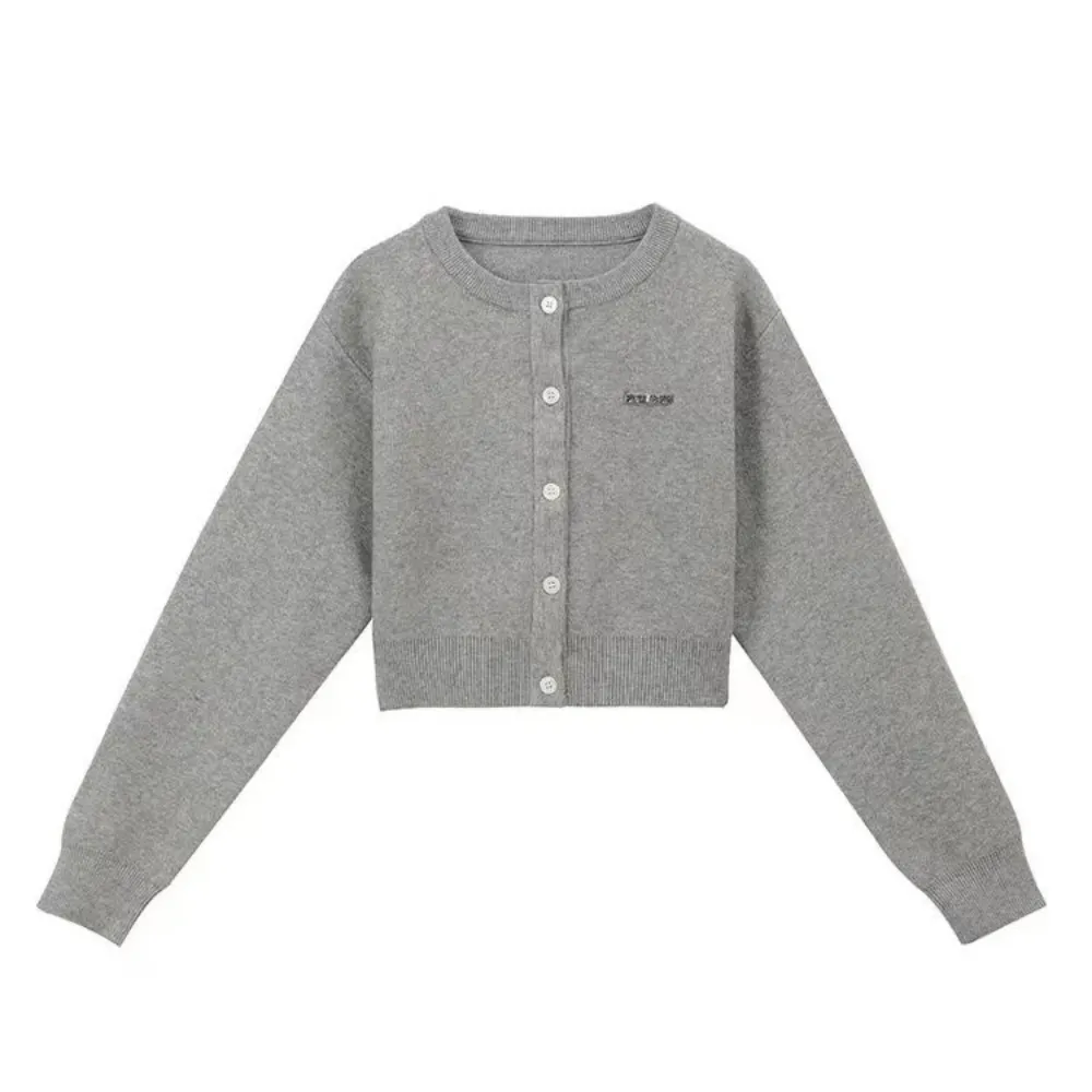 Women's  Preppy Versatile Knitted Cardigan