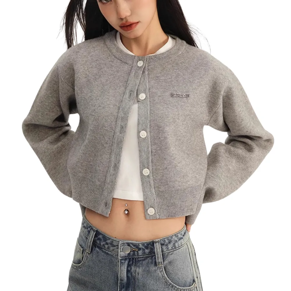Women's  Preppy Versatile Knitted Cardigan